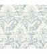 DF3335 - Velvet Crush Damask Blue & Pearl Wallpaper-Decadence 2