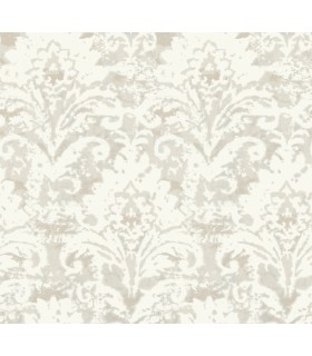 DF3334 - Velvet Crush Damask Cream & Pearl Wallpaper-Decadence 2