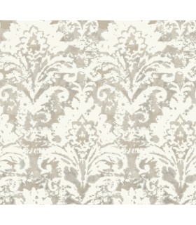 DF3333 - Velvet Crush Damask Neutral & Pearl Wallpaper-Decadence 2