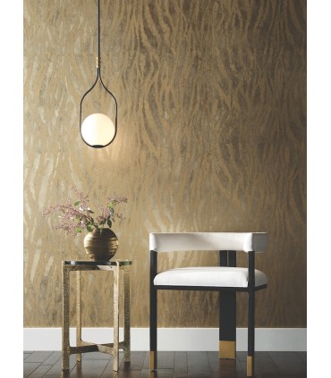 DF3391 - Zebra Chic Antique Gold Wallpaper-Decadence 2