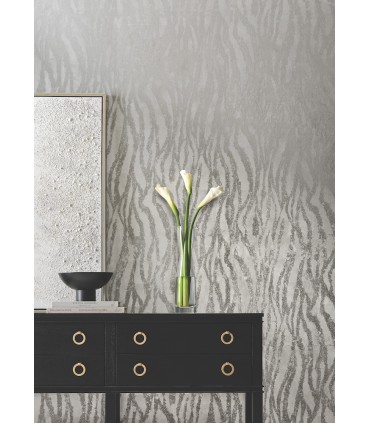 DF3392 - Zebra Chic Silver Wallpaper-Decadence 2