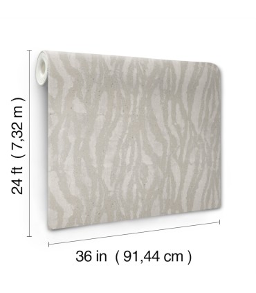 DF3392 - Zebra Chic Silver Wallpaper-Decadence 2