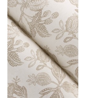 4172-27493 - Beach Rose Neutral Floral Fruits Wallpaper-Sea Salt by A Street