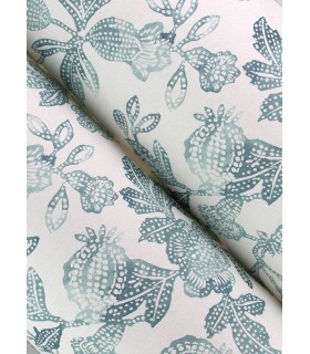 4172-27494 - Beach Rose Teal Floral Fruits Wallpaper-Sea Salt by A Street