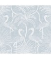 4172-82005 - Biscayne Sky Blue Flamingo Beach Wallpaper-Sea Salt by A Street