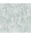 4172-82004 - Biscayne Turquoise Flamingo Beach Wallpaper-Sea Salt by A Street