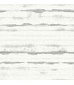 4172-27518 - Destin Grey Stripe Wallpaper-Sea Salt by A Street