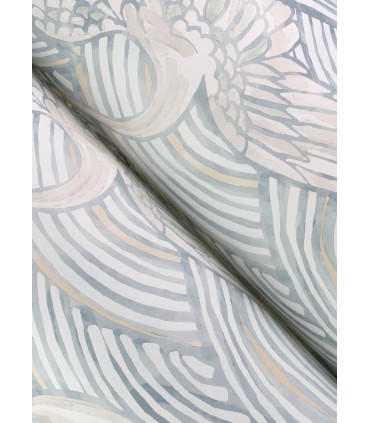 4172-27498 - Egret Sky Blue Tidal Dance Wallpaper-Sea Salt by A Street