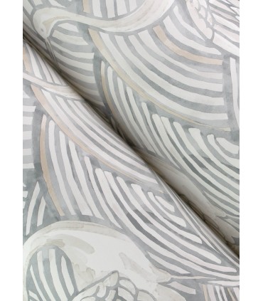 4172-27496 - Egret Slate Tidal Dance Wallpaper-Sea Salt by A Street