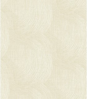 4172-27504 - Folly Champagne Zen Swirls Wallpaper-Sea Salt by A Street