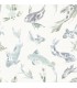 4172-27502 - Koi Seafoam Fish Wallpaper-Sea Salt by A Street