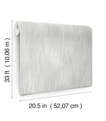 4172-27521 - Largo Grey Striated Wallpaper-Sea Salt by A Street