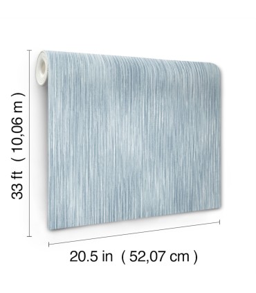 4172-27523 - Largo Sky Blue Striated Wallpaper-Sea Salt by A Street