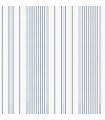 4172-27484 - Navarres Stripe Blue Faux Linen Wallpaper-Sea Salt by A Street