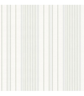 4172-27485 - Navarres Stripe Light Green Faux Linen Wallpaper-Sea Salt by A Street