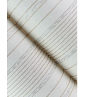 4172-27487 - Navarres Stripe Nuetral Faux Linen Wallpaper-Sea Salt by A Street
