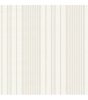 4172-27487 - Navarres Stripe Nuetral Faux Linen Wallpaper-Sea Salt by A Street