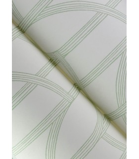 4172-82009 - Salvo Light Green Curved Contours Wallpaper-Sea Salt by A Street
