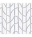 4172-82010 - Salvo Navy Curved Contours Wallpaper-Sea Salt by A Street