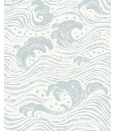 4172-27509 - Swell Light Blue Ocean Wave Wallpaper-Sea Salt by A Street
