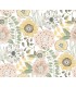 ZM2895 - Artistic Bouquet Coral & Lemon Wallpaper-Artisan Studio