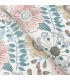 ZM2891 - Artistic Bouquet Ochre and Ocean Wallpaper-Artisan Studio