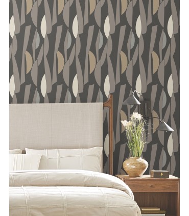 ZM2826 - Balance Carbon & Graphite Wallpaper-Artisan Studio