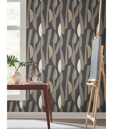 ZM2826 - Balance Carbon & Graphite Wallpaper-Artisan Studio