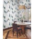 ZM2871 - Brushwork Branches Alpine & Cobalt Wallpaper-Artisan Studio