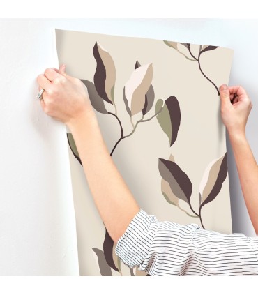 ZM2875 - Brushwork Branches Violet Wallpaper-Artisan Studio