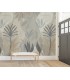 ZM2848M - Chambord Gardens Graphite & Carbon Wall Mural-Artisan Studio