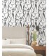 ZM2831 - Joyful Dancers Carbon Black Wallpaper-Artisan Studio
