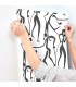 ZM2831 - Joyful Dancers Carbon Black Wallpaper-Artisan Studio