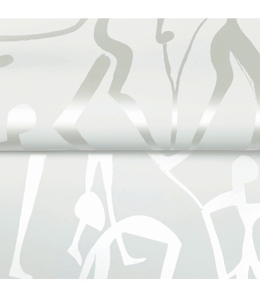ZM2833 - Joyful Dancers Pearl Wallpaper-Artisan Studio