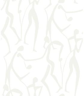 ZM2833 - Joyful Dancers Pearl Wallpaper-Artisan Studio