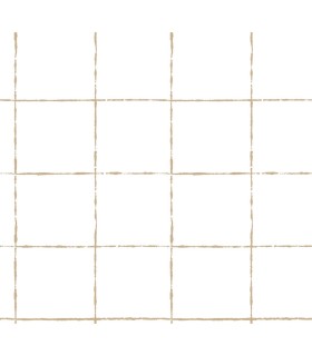 ZM2853 - La Vitre Plaid Gold Wallpaper-Artisan Studio
