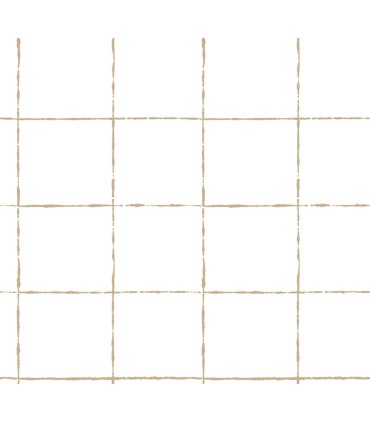 ZM2853 - La Vitre Plaid Gold Wallpaper-Artisan Studio