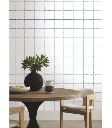 ZM2856 - La Vitre Blue Wallpaper-Artisan Studio