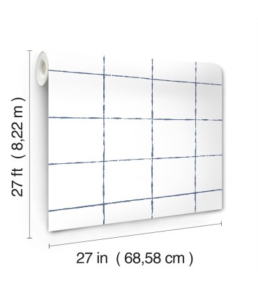 ZM2856 - La Vitre Blue Wallpaper-Artisan Studio