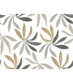 ZM2816 - Little Garden Graphite & Gold Wallpaper-Artisan Studio