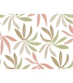 ZM2812 - Little Garden Leaf & Coral Wallpaper-Artisan Studio