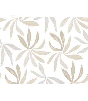 ZM2815 - Little Garden Neutral & Pearl Wallpaper-Artisan Studio