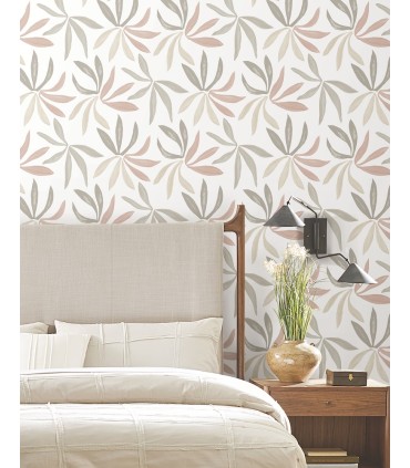 ZM2814 - Little Garden Nude & Blush Wallpaper-Artisan Studio