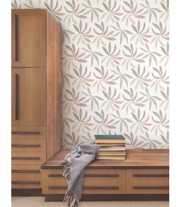 ZM2814 - Little Garden Nude & Blush Wallpaper-Artisan Studio