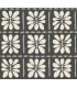 ZM2810 - Mimosa Fleur Carbon Black Wallpaper-Artisan Studio