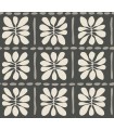 ZM2810 - Mimosa Fleur Carbon Black Wallpaper-Artisan Studio