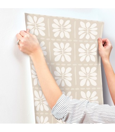 ZM2808 - Mimosa Fleur Neutral Wallpaper-Artisan Studio