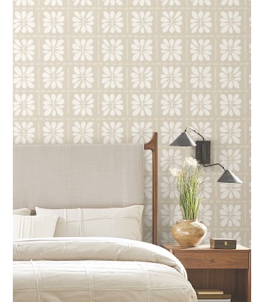 ZM2808 - Mimosa Fleur Neutral Wallpaper-Artisan Studio