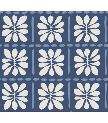 ZM2807 - Mimosa Fleur Ultramarine Wallpaper-Artisan Studio