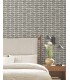 ZM2865 - Modernist Motif Carbon Black Wallpaper-Artisan Studio